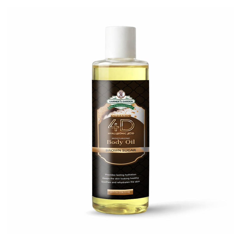 Garner's Garden 4D Hyaluronic Acid Body Oil Body Oil White Smoke Brown Sugar / 8oz