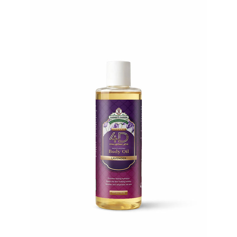 Garner's Garden 4D Hyaluronic Acid Body Oil Body Oil White Smoke Lavender / 4oz