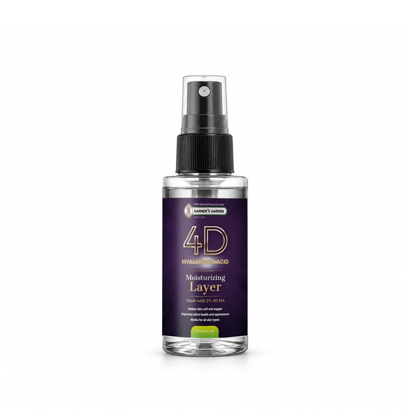 Garner's Garden 4D Hyaluronic Moisturizing Layer Hyaluronic Acid White Smoke 2oz Moisturizing Layer