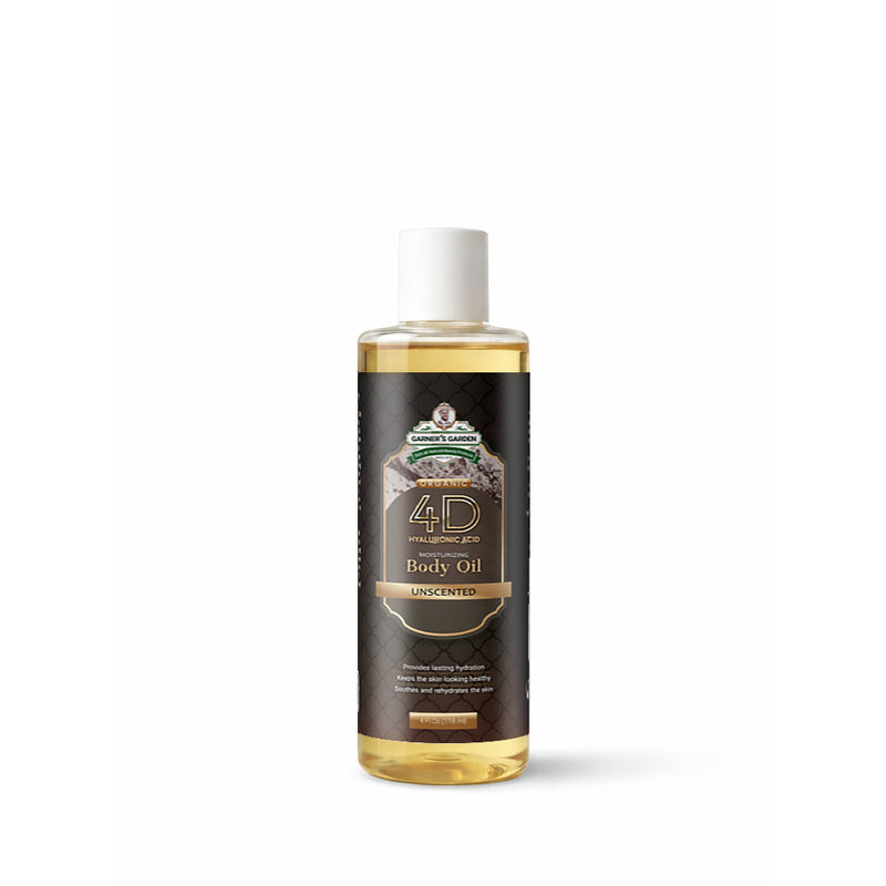 Garner's Garden 4D Hyaluronic Acid Body Oil Body Oil White Smoke Unscented / 4oz