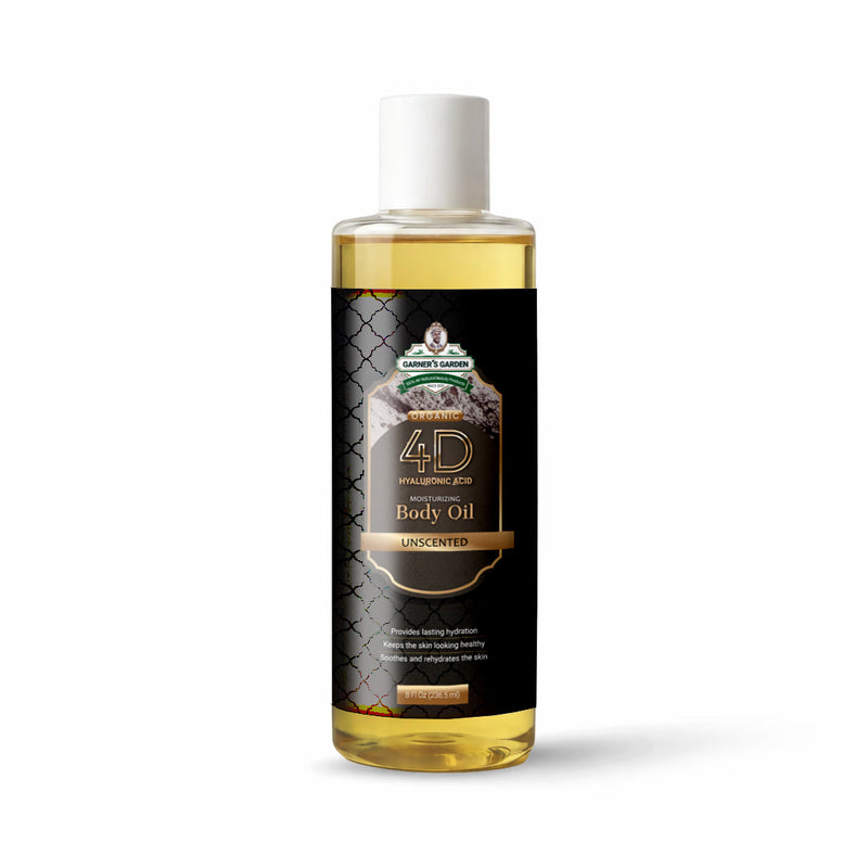 Garner's Garden 4D Hyaluronic Acid Body Oil Body Oil White Smoke Unscented / 8oz