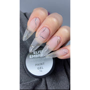 nbmsupply ELITE EMBRACE Professional Metallic Paint Gel Silver 5g  EMGS05 Dim Gray