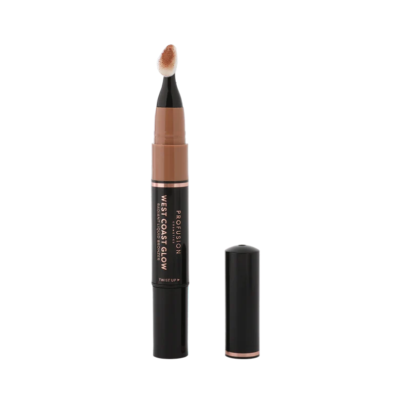 Profusion Cosmetics West Coast Glow Radiant Liquid Bronzer Blushes & Bronzers Black Malibu