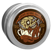 Grave Before Shave 4 OZ. BIG TINS GRAVE BEFORE SHAVE BEARD™  BALM Balms White Smoke Caramel Mocha Coffee Blend 4 oz. Tin