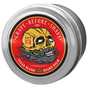 Grave Before Shave 4 OZ. BIG TINS GRAVE BEFORE SHAVE BEARD™  BALM Balms Dark Gray CIGAR BLEND 4 oz. Tin