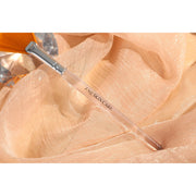 ZAQ Skin & Body Fan Mask Brush with Synthetic Bristles & Acrylic Handle Tan