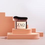 ZAQ Skin & Body Blending Liquid Foundation Kabuki Brush Lavender