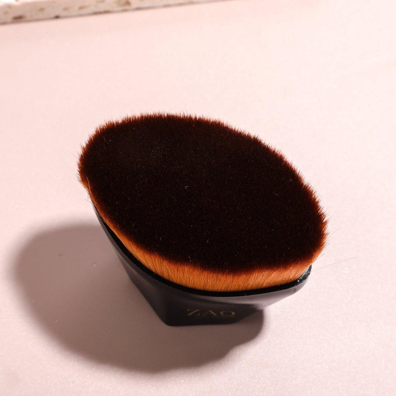 ZAQ Skin & Body Hexagon Blending Liquid Foundation Kabuki Brush Black