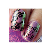 UberChic Beauty Nauti But Nice Stamping Plate Dim Gray