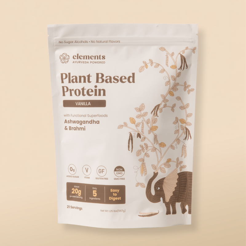 Elements Truffles Plant Based Protein Powder: Vanilla (21 Servings) Protein Light Gray