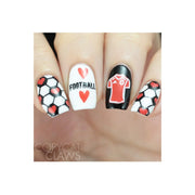 UberChic Beauty Soccer Love Stamping Plate Rosy Brown