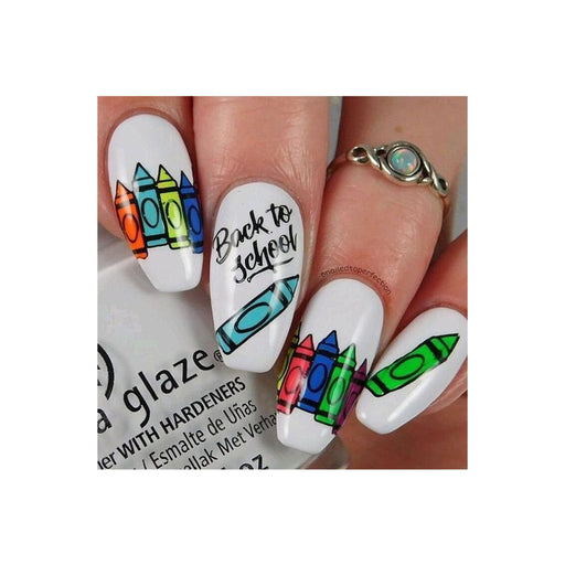 UberChic Beauty School is Cool Stamping Plate Rosy Brown