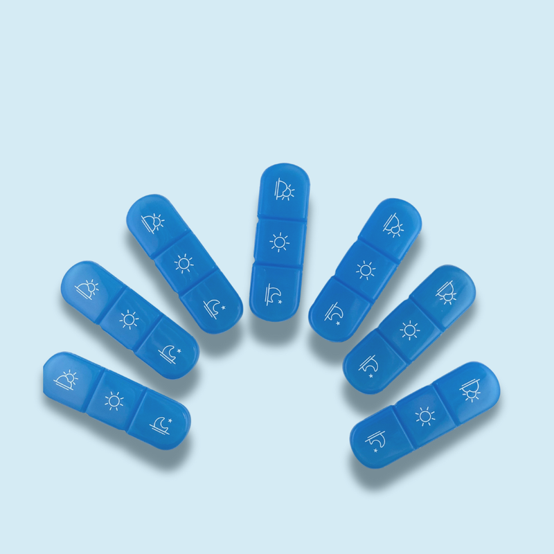 Health By Principle 3-Times-a-Day Pill Organizer Lavender
