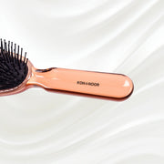 KOH-I-NOOR Beauty USA All Seasons Synthetic Pin Hair Brush - Pneumatic Cushion for Thick & Coarse Hair Hair Brush White Smoke Rose pink / Large,Coral red / Large,Petroleum Blue / Large,Rose pink / Small,Coral red / Small,Petroleum Blue / Small