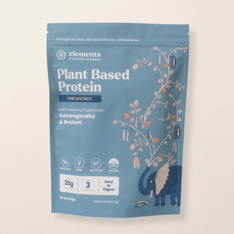 Elements Truffles Plant Based Protein Powder: Unflavored (21 Servings) Protein Light Slate Gray