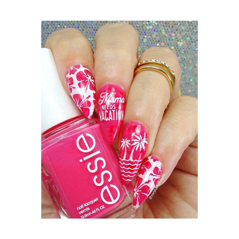 UberChic Beauty Vacation Mode Stamping Plate Tan