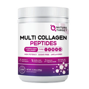 Nature Target Women’s Hydrolyzed Collagen Powder, 12.35 OZ Collagen White Smoke
