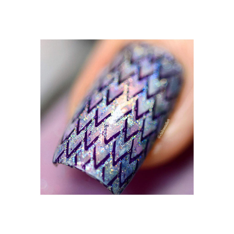 UberChic Beauty Fairytale-02 Stamping Plate Dark Gray