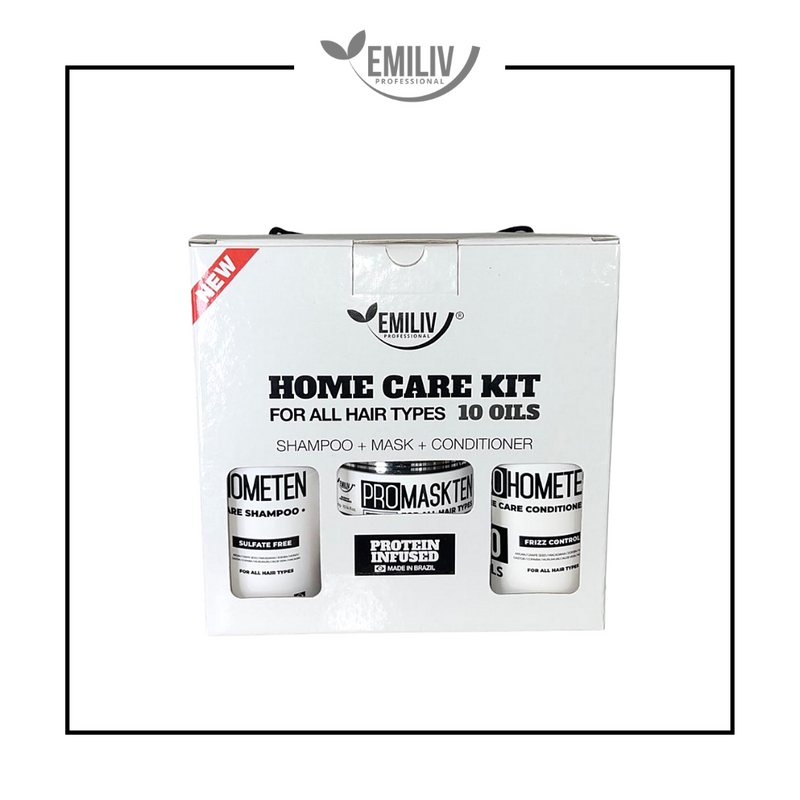 Emiliv Professional Emiliv Professional™ ULTIMATE RECONSTRUCTOR KIT - Homecare Kit + Emergency Polymedic Reconstructor and ProOilTen Home Care White Smoke