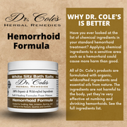 COLEHERBALS LLC 03 - Dr. Cole's Hemorrhoid Salts White Herbal Tan