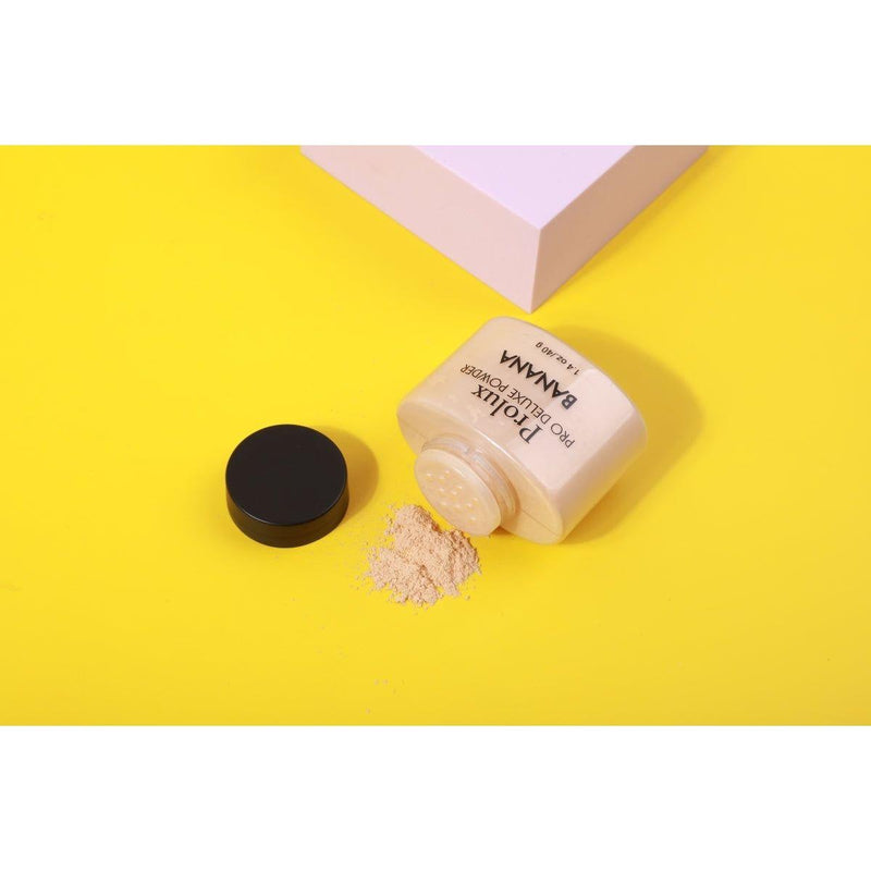 Prolux Cosmetics Pro Deluxe Powder : Banana SETTING POWDER Gold