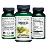 SiberianGreen.com Siberian Green Pine Nut Oil Capsules – 200 Softgels Cooking Oils White Smoke