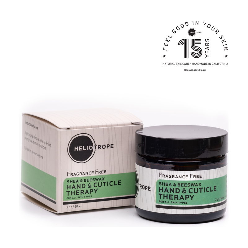 Heliotrope San Francisco Shea & Beeswax Hand & Cuticle Therapy Body Lotion White Smoke Fragrance Free,Cedar Tangerine,Lavender Sage,Rose Clove,Other (specify in order notes)