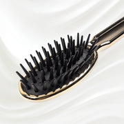 KOH-I-NOOR Beauty USA Metallic Pneumatic Detangling Hairbrush Hair Brush Lavender Chrome,Gold