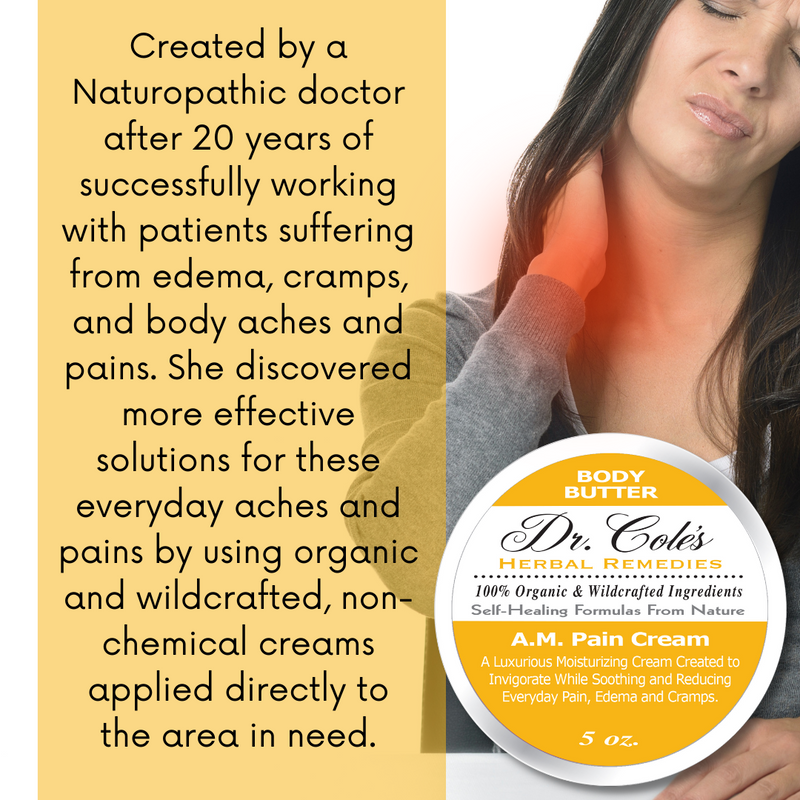 COLEHERBALS LLC 22 - Dr. Cole's A.M. Pain Cream Herbal Light Goldenrod