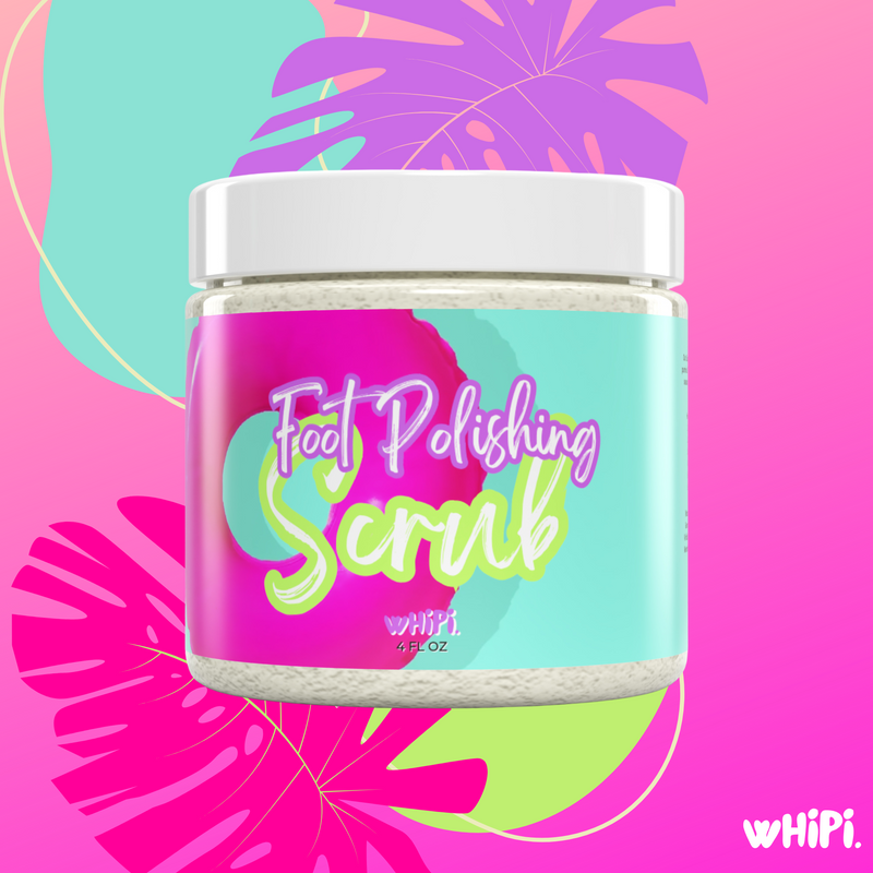 Whipi Co Summer Perfect Pedi Foot Scrub Aquamarine 4 oz,1 oz