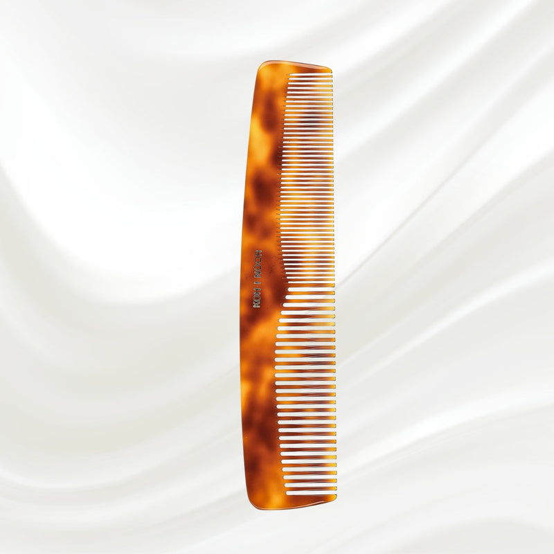 KOH-I-NOOR Beauty USA Jaspè Dual-Tooth Comb - Wide & Narrow Teeth for Detangling & Smoothing Combs Rosy Brown Large,Medium,Small
