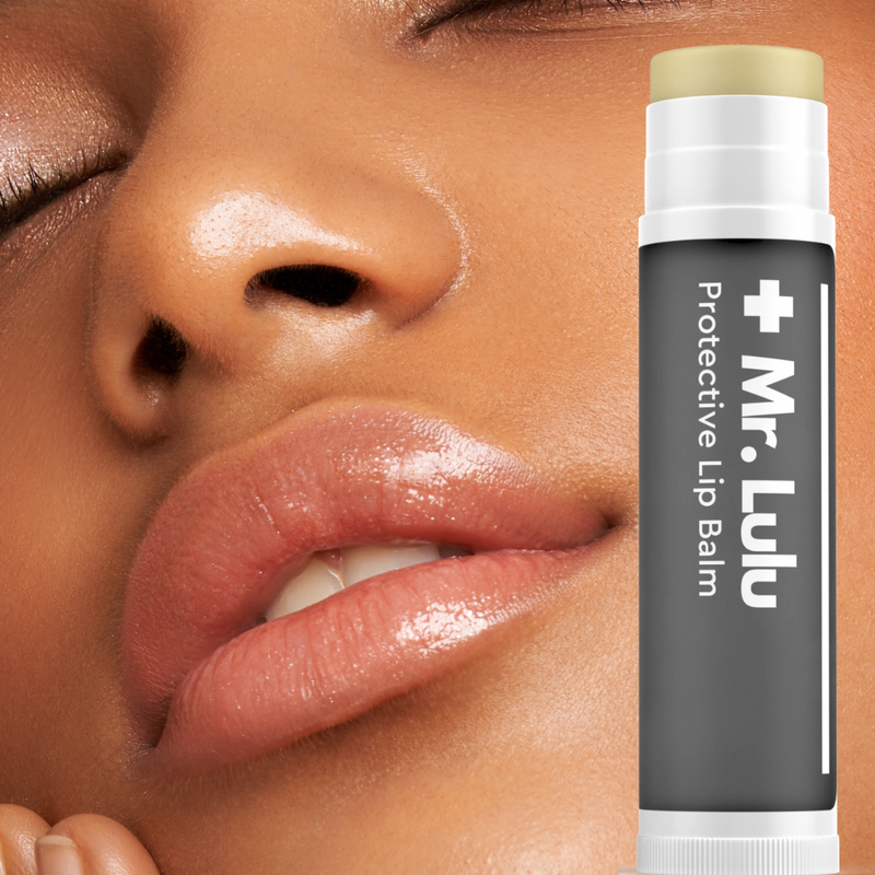 Mr. Lulu Skincare Protective Lip Balm - Set of 4 Dark Salmon ONE SET,TWO SETS - SAVE 5%