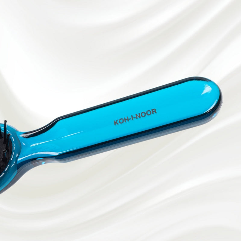 KOH-I-NOOR Beauty USA All Seasons Synthetic Pin Hair Brush - Pneumatic Cushion for Thick & Coarse Hair Hair Brush Lavender Rose pink / Large,Coral red / Large,Petroleum Blue / Large,Rose pink / Small,Coral red / Small,Petroleum Blue / Small
