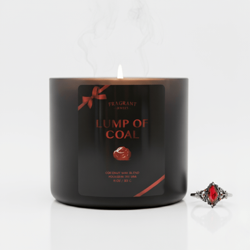 Fragrant Jewels Lump of Coal - Jewel Candle Jewel Candle Lavender Ring / 5,Ring / 6,Ring / 7,Ring / 8,Ring / 9,Ring / 10
