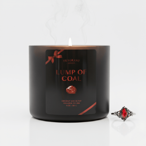 Fragrant Jewels Lump of Coal - Jewel Candle Jewel Candle Lavender Ring / 5,Ring / 6,Ring / 7,Ring / 8,Ring / 9,Ring / 10