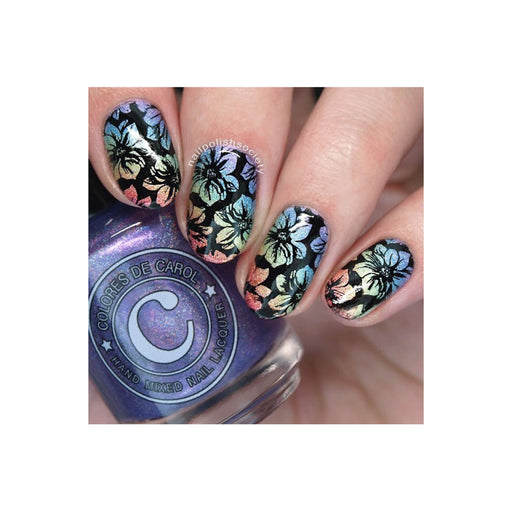 UberChic Beauty Collection 15 Stamping Plate Rosy Brown