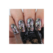 UberChic Beauty Basketball Love Stamping Plate Rosy Brown