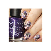 UberChic Beauty Halloween-02 Stamping Plate Rosy Brown