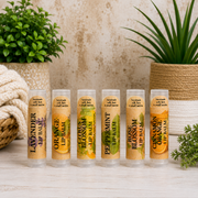 MION Artisan Soap Co. Lip Balm | Made with Cocoa & Mango Butter Light Gray Citrus Blossom,Rose Blossom,Orange,Peppermint,Lavender,Cinnamon & Orange
