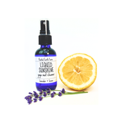 Rooted Earth Farm + Apothecary Liquid Sunshine Yoga Mat Cleaner Yoga Mat Sprays White Smoke 2 oz