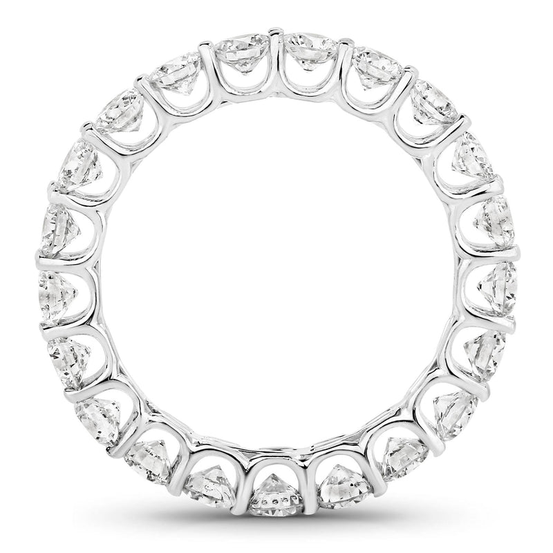 Bids.com 2.52 Carat Genuine Lab Grown Diamond 14K White Gold Ring Rings White Smoke size 6.00,size 7.00,size 8.00