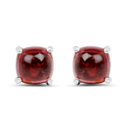 Bids.com 2.60 Carat Genuine Pink Topaz .925 Sterling Silver Earrings Earrings White Smoke