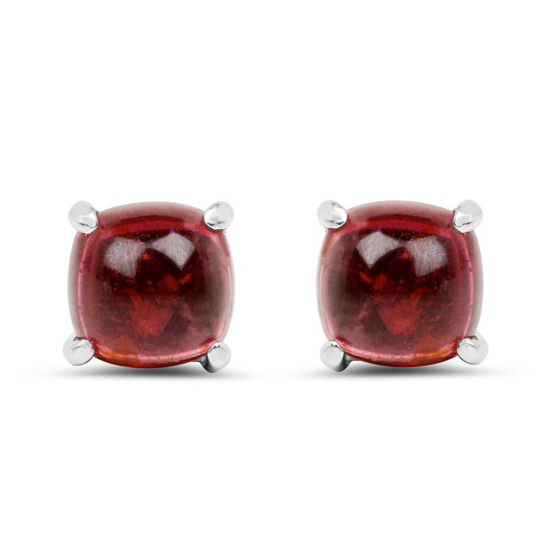 Bids.com 2.60 Carat Genuine Pink Topaz .925 Sterling Silver Earrings Earrings White Smoke