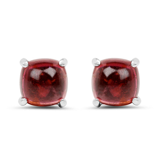 Bids.com 2.60 Carat Genuine Pink Topaz .925 Sterling Silver Earrings Earrings White Smoke