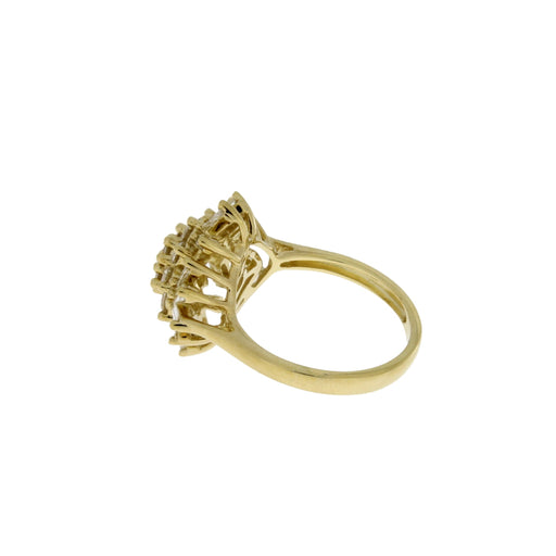 Bids.com 1.00ct Diamond Ring 10KT Yellow Gold Rings White Smoke 7