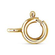 Bids.com 10K Yellow Gold Plated .925 Sterling Silver 4 Cttw Diamond Circle Hoop 18" Pendant Necklace (J-K Color, I1-I2 Clarity) Necklaces White Smoke Yellow.Sterling Silver / 18