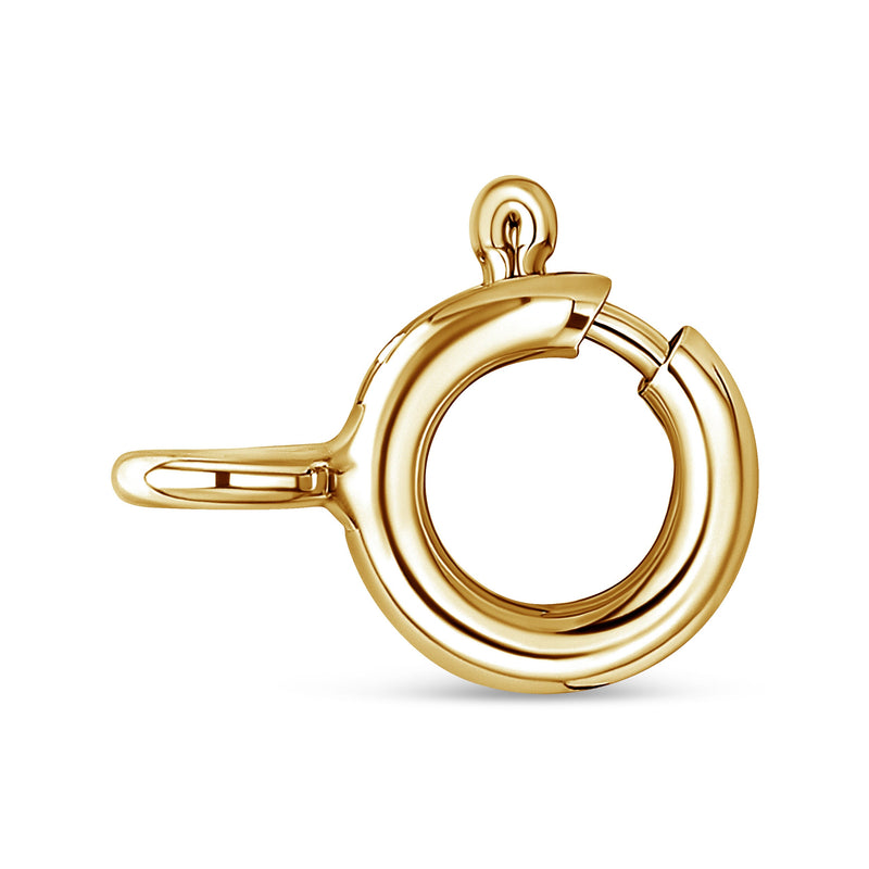 Bids.com 10K Yellow Gold Plated .925 Sterling Silver 4 Cttw Diamond Circle Hoop 18" Pendant Necklace (J-K Color, I1-I2 Clarity) Necklaces White Smoke Yellow.Sterling Silver / 18