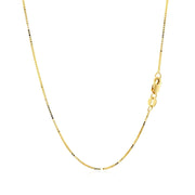 Bids.com 14k Yellow Gold Classic Box Chain 0.7mm Necklaces White Smoke 16 / Yellow Gold,18 / Yellow Gold,20 / Yellow Gold,24 / Yellow Gold