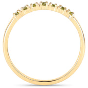 Bids.com 0.22 Carat Genuine Dark Yellow Diamond 14K Yellow Gold Ring (I1-I2) Rings White Smoke size 7.00,size 6.00,size 8.00