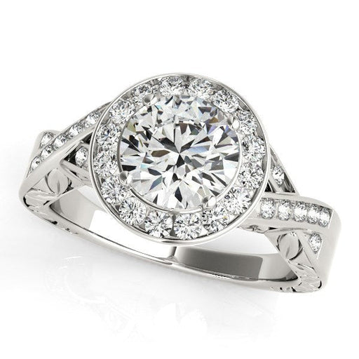 Bids.com Halo Set Diamond Engagement Ring in 14k White Gold (1 5/8 cttw) Rings White Smoke 3 / White Gold,3.5 / White Gold,4 / White Gold,4.5 / White Gold,5 / White Gold,5.5 / White Gold,6 / White Gold,6.5 / White Gold,7 / White Gold,7.5 / White Gold,8 / White Gold,8.5 / White Gold,9 / White Gold